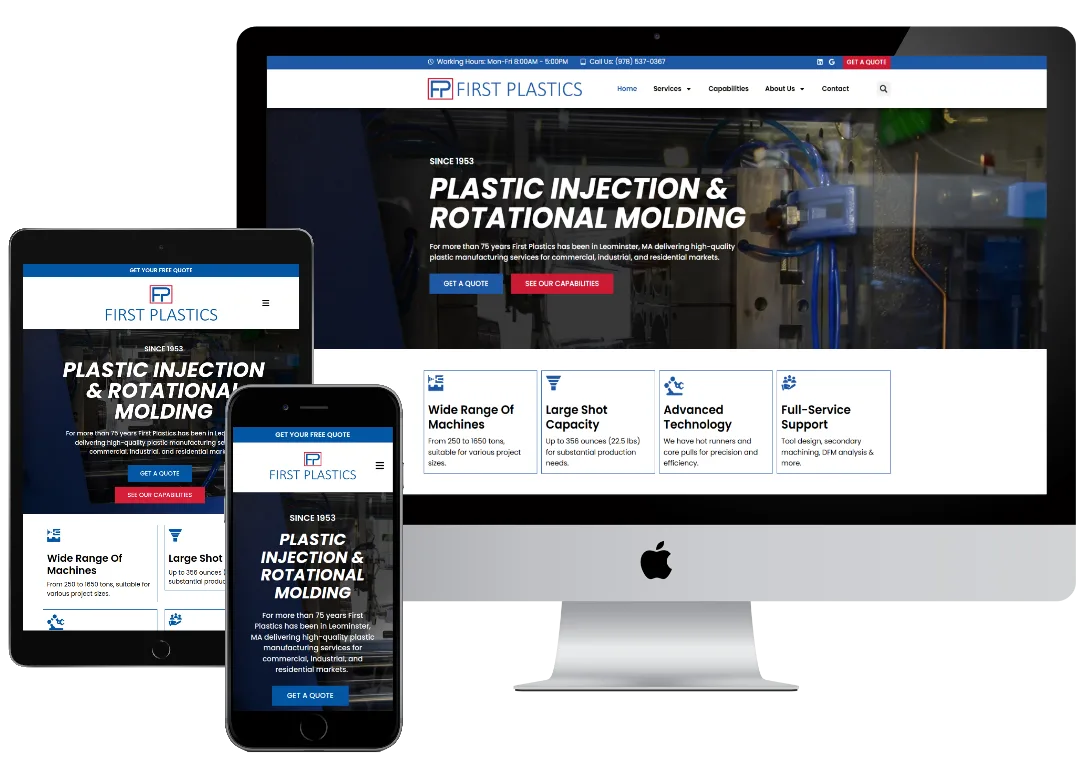 First Plastics website
