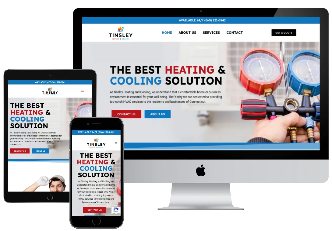 Tinsley Heating and Cooling website